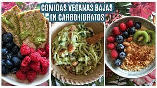 RECETAS BAJAS EN CARBOHIDRATOS  15 MINUTOS O MENOS [upl. by Arratoon426]