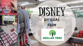 DOLLAR TREE DISNEY DIY IDEA SHOP WITH ME  COLLAB WITH DREAMITDIY  WDWGIRL [upl. by Yenahpets]