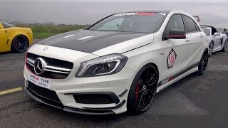 RENNtech MercedesBenz A45 AMG Stage 1  RACE BATTLE [upl. by Selemas793]