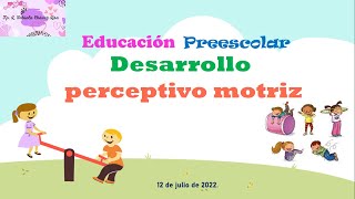 Desarrollo perceptivo motriz  Educación Preescolar [upl. by Nosreffej]