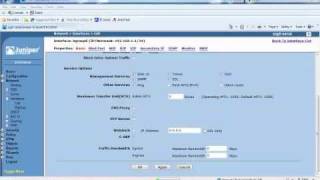 Netscreen Juniper SSG 5 Setup [upl. by Ayat]