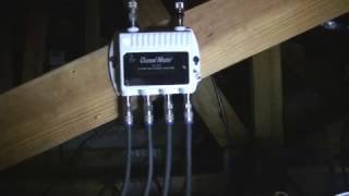 Channel Master CM3414 4Port Distribution Amplifier for Cable and Antenna Signal [upl. by Osmund]