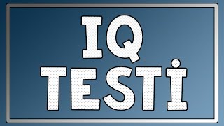 IQ TEST  10 SORU [upl. by Homere151]