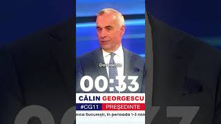 CG11 Prezența la dezbateri electorale denotă respect pentru români 29102024  Călin GEORGESCU [upl. by Adiahs]