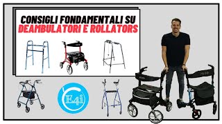 Consigli fondamentali su deambulatori e rollators [upl. by Eannej]