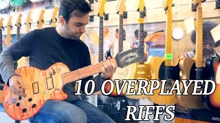 10 Overplayed Guitar Store Riffs [upl. by Yesnik454]