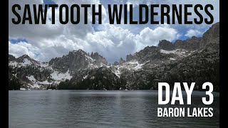 Day 3 Baron Lakes  Sawtooth Wilderness Backpacking Adventure [upl. by Odlaniger]