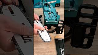 Installing Chain on makita ChainSaw bobthetoolman chainsaw chainsawman makitatools diy wood [upl. by Adnawuj]