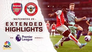 Arsenal v Brentford  PREMIER LEAGUE HIGHLIGHTS  392024  NBC Sports [upl. by Gerlac]