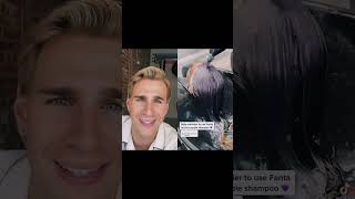 Hairdresser reacts just DON’T hairdresserreacts purpleshampoo hair [upl. by Anade]