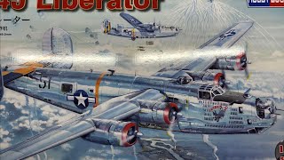 Hobby Boss B24J Liberator 132 Scale Model Aircraft [upl. by Adidnac290]