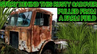 WHAT HAPPENED Rusty Gold Brockway Huskiteer Cabover Screaming Detroit truck automobile meme [upl. by Ellita]