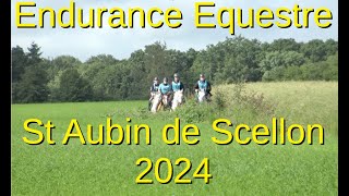 Endurance Equestre St Aubin de Scellon 2024 HD 1080p [upl. by Atnwahsal]