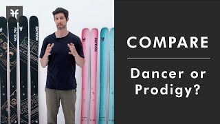 Differences between Prodigy and Dancer Series Faction Skis 2324 [upl. by Eilarol317]