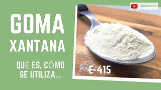 ✅ GOMA XANTANA Qué es y cómo usarla en la cocina sin gluten [upl. by Yehtomit781]