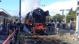 VSM 23 076 door station wijchen  den bosch onder stoom 2024 [upl. by Eahcim]