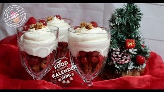 Lebkuchen Dessert mit MascarponeQuark Creme und Kirschen I Nachtisch I Nachspeise [upl. by Enneillij]