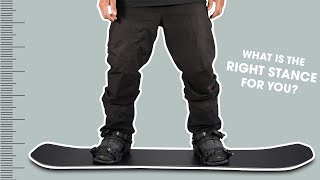 WHAT IS THE RIGHT SNOWBOARD STANCE FOR YOU [upl. by Adriane673]