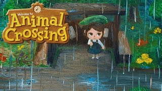 Animal Crossing  Rainy Music for StudyingSleeping [upl. by Letsirk229]