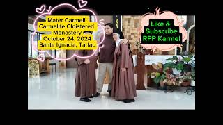 The Carmelite Cloistered Nuns in Santa Ignacia Tarlac 102424 nuns cloistered [upl. by Jarrow]