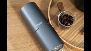 SPARKFE Portable Electric Coffee Grinder  Rechargeable Wireless amp Adjustable for Perfect Coffee [upl. by Meris]