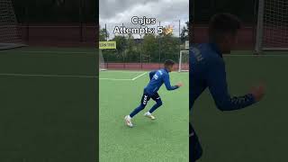 Top Corner Challenge cornercrossbar football challenge [upl. by Nojed]