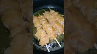 Chicken Shish Tawook Lebanese Recipe shishtawook chickenshishtawook satisfying food shorts [upl. by Dall769]