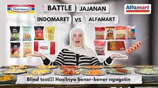 TASYI BATTLE JAJANAN INDOMARET VS ALFAMART  BLIND TEST HASILNYA BENER BENER NGAGETIN😱 [upl. by Anid]