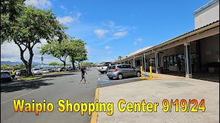 4K Waipio Shopping Center on 91924 in Waipahu Oahu Hawaii [upl. by Ised]