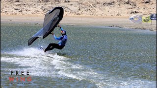 Liam Dunkerbeck Sets New Wingboarding World Speed Record [upl. by Aicirtak]