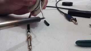 How to make a tv coaxial guitar cable [upl. by Converse]