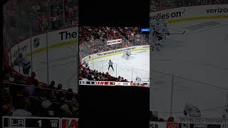 Kurtis MacDermid Goes Far To Hit Matt Roy nhl hockey lakings devils [upl. by Ritch]