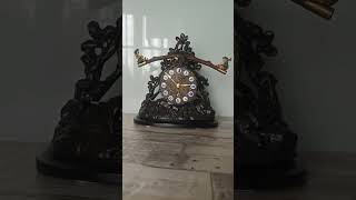 AGUL Lenzkirch Schaukler Tischuhr Kaminuhr Automation Clock Swinger Automatenuhr [upl. by Tandy350]