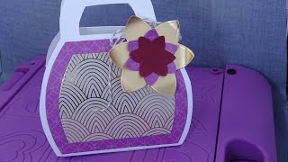 Bust it Out Crafters Companion Ultimate Pro Embossing Boards Boutique Boxes quotPursequot Tutorial [upl. by Gino625]