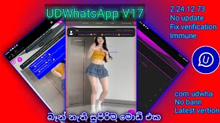 UDWhatsApp V17 UDMODZ [upl. by Anrahs]