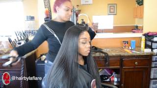 KIANNAS BIRTHDAY HAIR TUTORIAL HAIR BY LAFLARE [upl. by Rosdniw850]