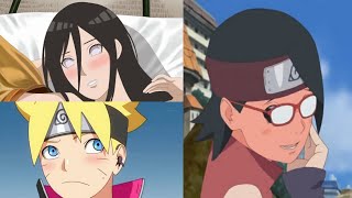 BORUSARA ❤ BORUTO GOES TO HYUGA CLAN 🥰 Part 15 HANABI ASK SARADA HER FEELINGS FOR BORUTO [upl. by Aihsenak224]