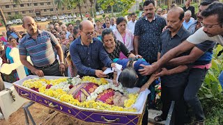 Funeral of loving Cecilia Fernandes80 wo late Ignatius mo 9 children Vailankanny Agrar Bantwal [upl. by Barclay986]