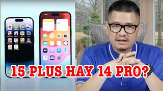 Tư vấn điện thoại iPhone 15 Plus với iPhone 14 Pro nên chọn máy nào [upl. by Anaet198]