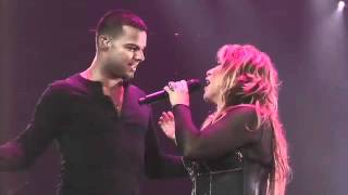 Ednita Nazario Feat Ricky Martin Quimica Ideal Live Real Tour 2008 [upl. by Arodasi142]