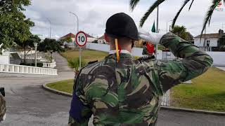 Cerimónia do Hastear da Bandeira Nacional [upl. by Nonna532]