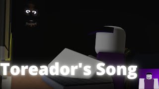 Toreadors Song Reaction Freddys Song  Roblox Animation  Kennzy3 [upl. by Larrisa]