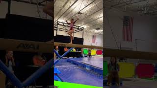 Vallerie USAG Level 3 Beam Routine Score 9175 All Around JrA 🥇balance beam gymnast competition [upl. by Oivatco]