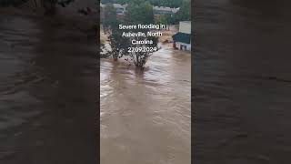 Severe flooding in Asheville NC [upl. by Elka]