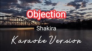 OBJECTION  SHAKIRA  KARAOKE VERSION [upl. by Fiona128]