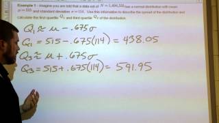 2  Quartiles of Normal Distributions [upl. by Frederik]