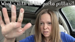 WHATS WITH ALL THE PORTA POTTIES  MOMVLOGS [upl. by Medor]