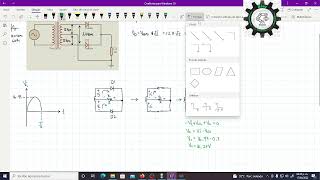 Como simular y calcular un rectificador onda completa con transformador derivación central [upl. by Llevad]