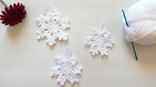 COPOS DE NIEVE ❄⛄ tejidos a Crochet [upl. by Geordie]