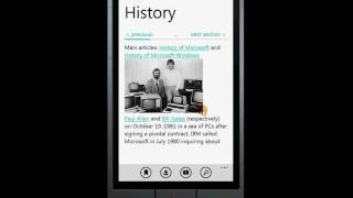 Wikipedia Reader for Windows Phone Free [upl. by Assiluy]